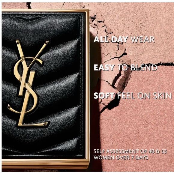 YSL Yves Saint Laurent  Couture Eyeshadow Palette Mini gold Black Faux Leather C - Picture 5 of 8